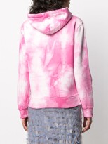 Thumbnail for your product : Paco Rabanne Slogan Tie-Dye Hoodie