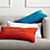 Thumbnail for your product : CB2 Velvet Twist Orange 23"X11" Pillow With Down-Alternative Insert.