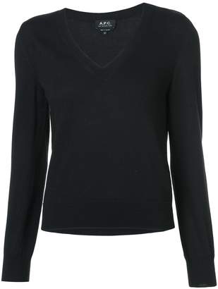 A.P.C. knitted V-neck top