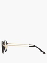 Thumbnail for your product : Isabel Marant Sunglasses Windsor Round Acetate And Metal Glasses - Black Gold