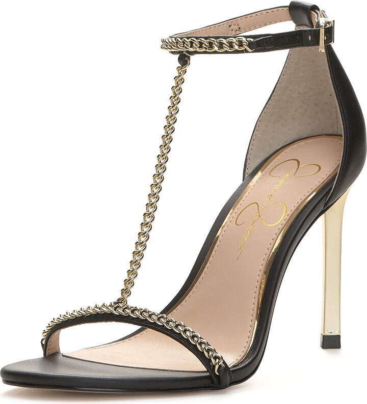 Jessica Simpson Women's Qiven T-Strap High Heel Heeled Sandal