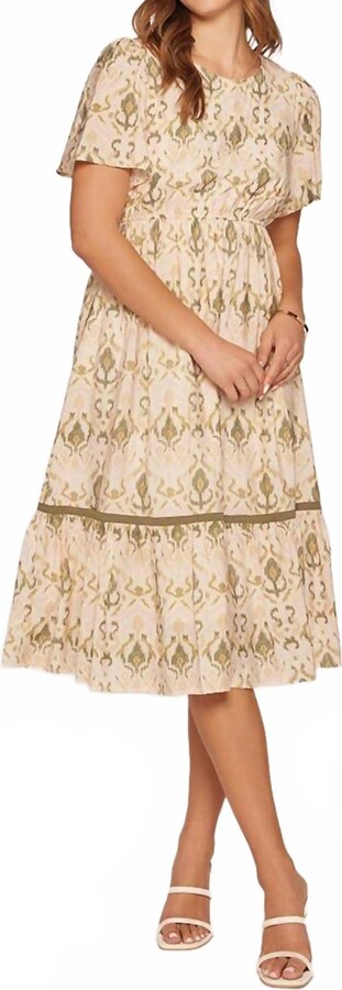 Tea N Rose Tippi Dress In Cream