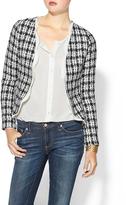 Thumbnail for your product : Pim + Larkin Tweed Jacket with Scallop Trim