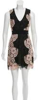 Thumbnail for your product : Alice + Olivia Lace Mini Dress w/ Tags Pink Lace Mini Dress w/ Tags
