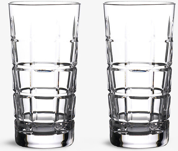 Waterford Gin Journeys Cluin Crystal-Glass Hiball Tumblers Set Of Two