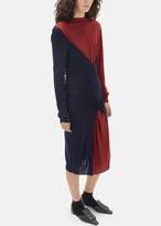Thumbnail for your product : Marni Intarsio Virgin Wool Dress Burgundy