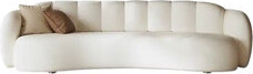 Walkoly Cream style round curved sofa