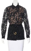Thumbnail for your product : Alexis Belted Lace Jacket