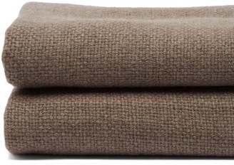 Denis Colomb Mongolia Wool Blanket - Grey Brown