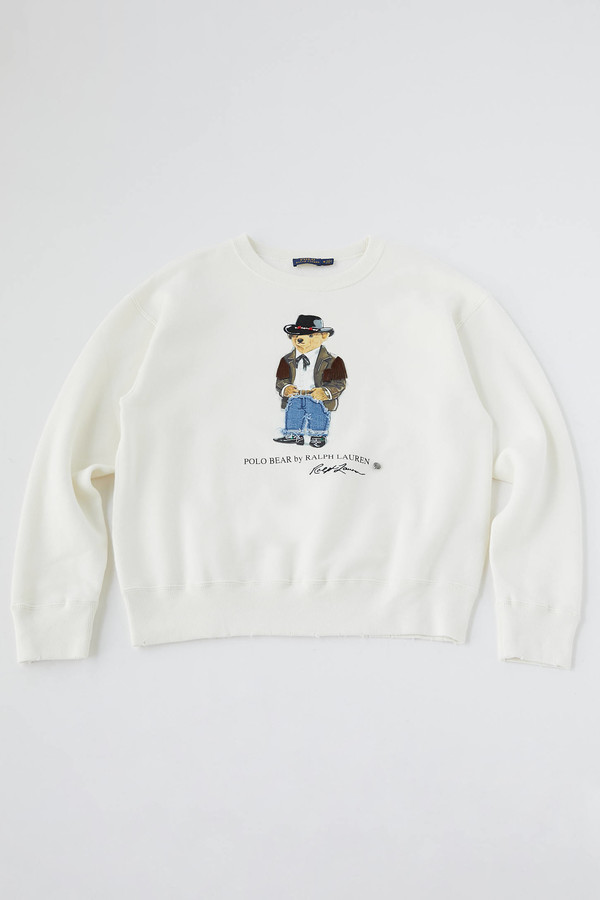 white polo bear hoodie