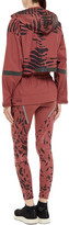 Thumbnail for your product : adidas by Stella McCartney Printed Shell Hooded Jacket