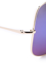 Thumbnail for your product : Matthew Williamson Mirrored Oversized Sunglasses