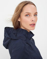 Thumbnail for your product : White House Black Market Elbow Sleeve Cropped Bomber Jacket with Hood