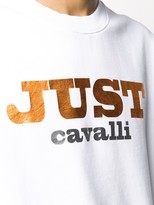 Thumbnail for your product : Just Cavalli Long Sleeve Printed Logo Sweater