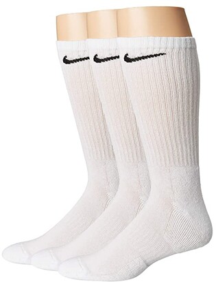 white nike crew socks womens
