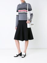 Thumbnail for your product : Markus Lupfer ruffled roll neck pullover