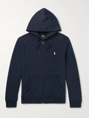 polo ralph lauren technical full zip logo hoodie