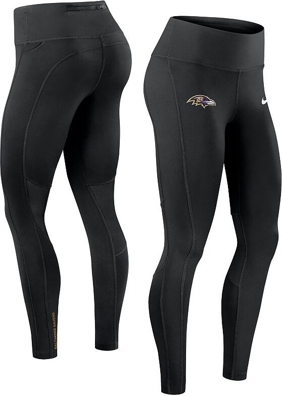Women's Nike Black Baltimore Ravens Primetime Epic Fast Performance Leggings