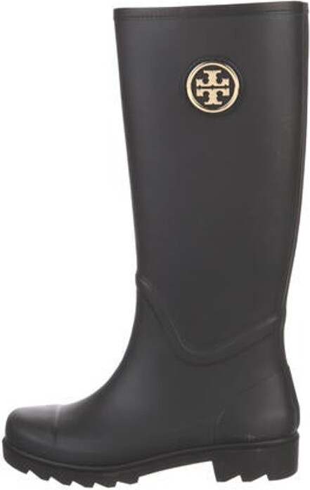 tory burch rubber rain boots