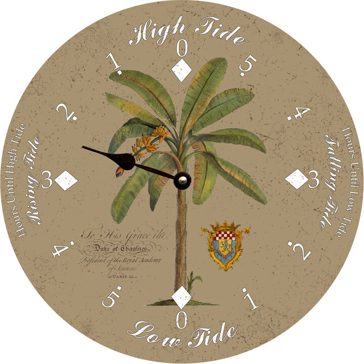 Palm Tree Tide Clock
