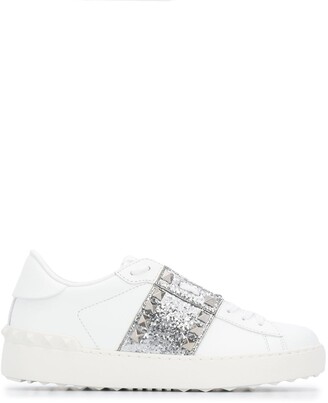 valentino open sneaker gold