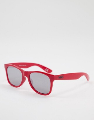 Vans Spicoli flat sunglasses in red