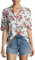 Thumbnail for your product : McQ Billy Short-Sleeve Printed Top, Multipattern