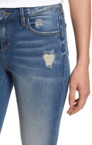Thumbnail for your product : SLINK Jeans Frayed Hem Crop Jeans