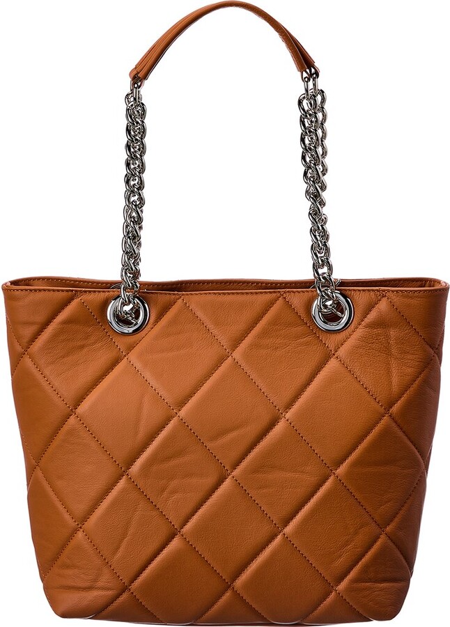 Persaman New York Ines Quilted Leather Tote ShopStyle Shoulder Bags