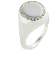 Thumbnail for your product : Monica Rich Kosann Memory Silver & Diamond Disc Ring