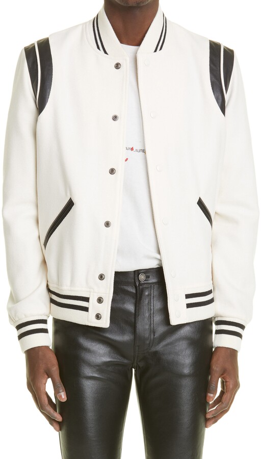 Mens Wool And Leather Varsity Jackets | Shop the world's largest 