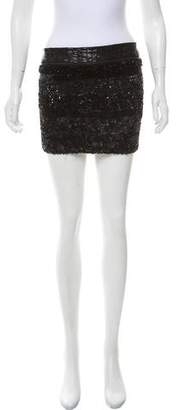 AllSaints Sequined Mini Skirt