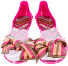 Missoni Knit-Trimmed Rubber Sandals