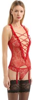 Thumbnail for your product : Chantal Thomass Tentation Leavers Lace Corset
