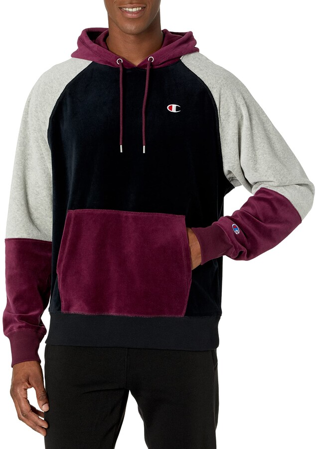 champion purple hoodie mens
