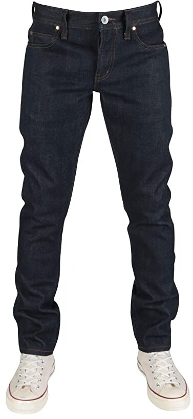 The Unbranded Brand Tight Fit 21 oz Heavyweight Selvedge Denim in Indigo -  ShopStyle