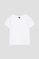 Thumbnail for your product : Monrow Cropped stretch-cotton jersey T-shirt