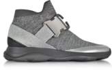 Thumbnail for your product : Christopher Kane High top Lurex Grey & Silver Sneaker