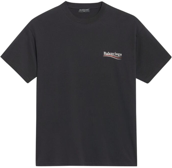 Balenciaga Black T-shirt Men | ShopStyle
