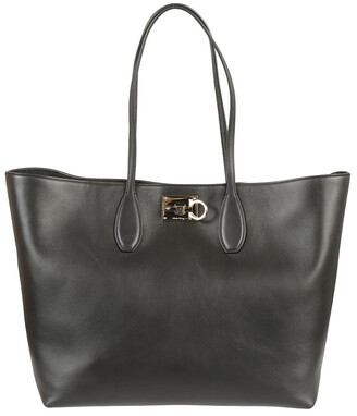 Salvatore Ferragamo Black Handbags | Shop the world's largest collection of  fashion | ShopStyle
