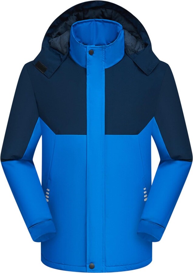 iTNHFP Men Outdoors Waterproof Military Windbreaker Hunting Mountaineering Rain Jacket with