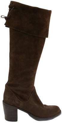 Fiorentini+Baker Brown Suede Boots