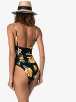 Thumbnail for your product : Onia Danielle floral print swimsuit