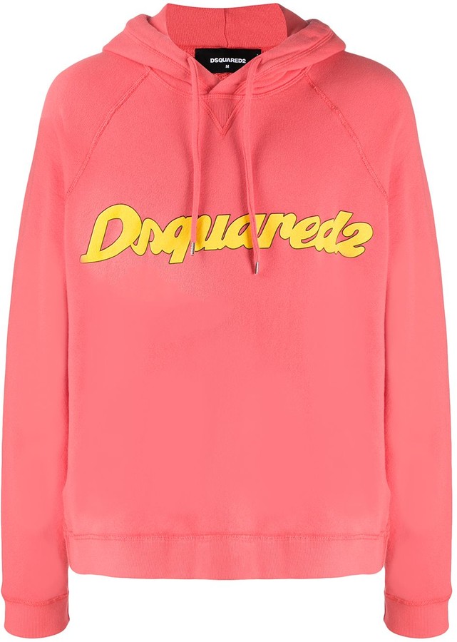 pink dsquared hoodie