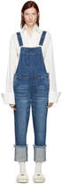 Thumbnail for your product : Edit Blue Denim Turn Up Overalls