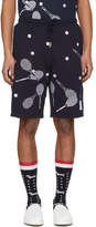 Thumbnail for your product : Thom Browne Navy Tennis Racket Classic Sweat Shorts