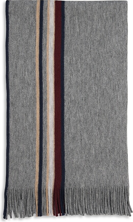 The Men's Store at Bloomingdale's Asymmetric Stripe Scarf - Exclusive