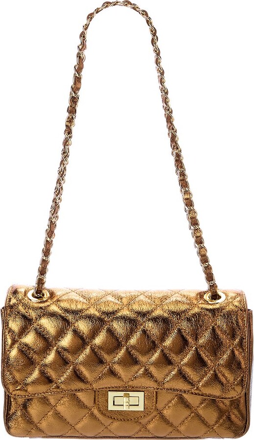 Italian Leather Shoulder Bag ShopStyle