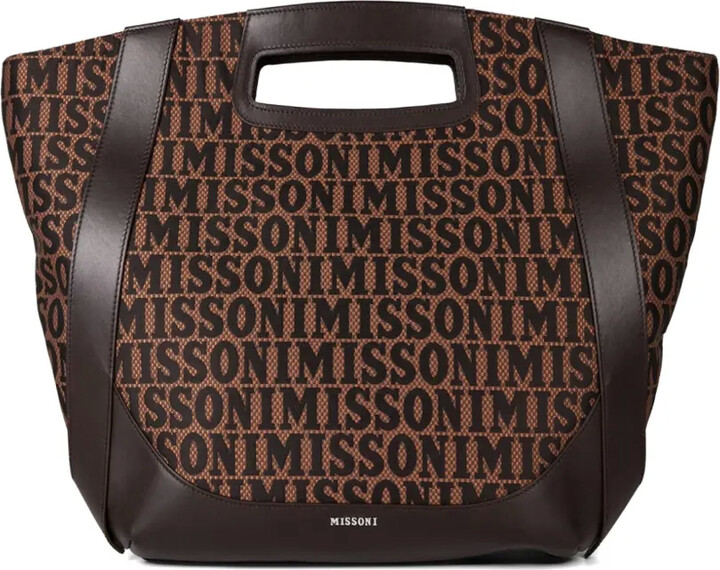 Missoni Logo-Pattern Tote Bag