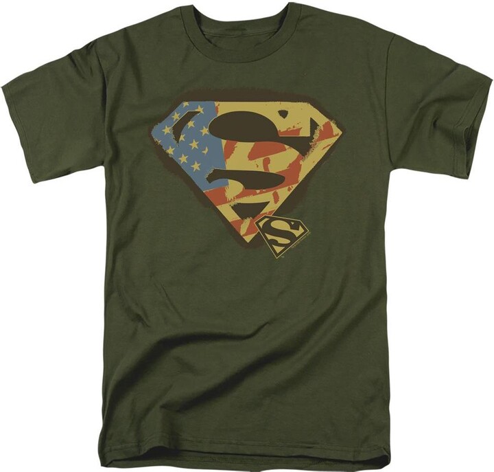 Superman Big & Tall Not Afraid Short Sleeve Adult Tee / T-Shirt